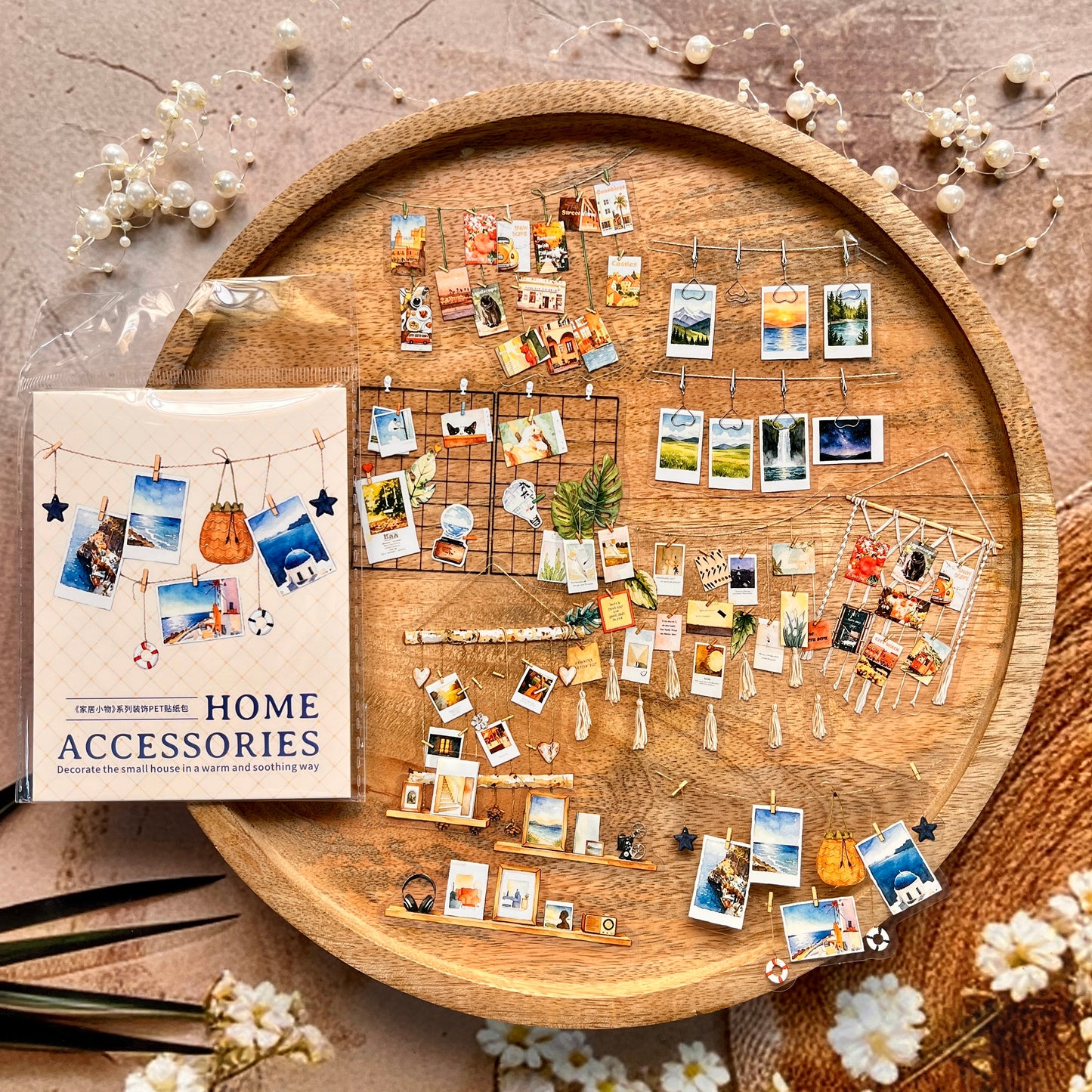 10 Pcs Home Decor Collection Home Elements Stickers