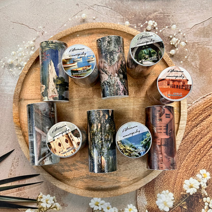 1 Roll Large-Size Scenic Afternoon Countryside Tape