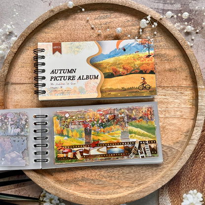 48 Sheets Autumn Picture Book Series Scenic Spiral bound Sticker Book