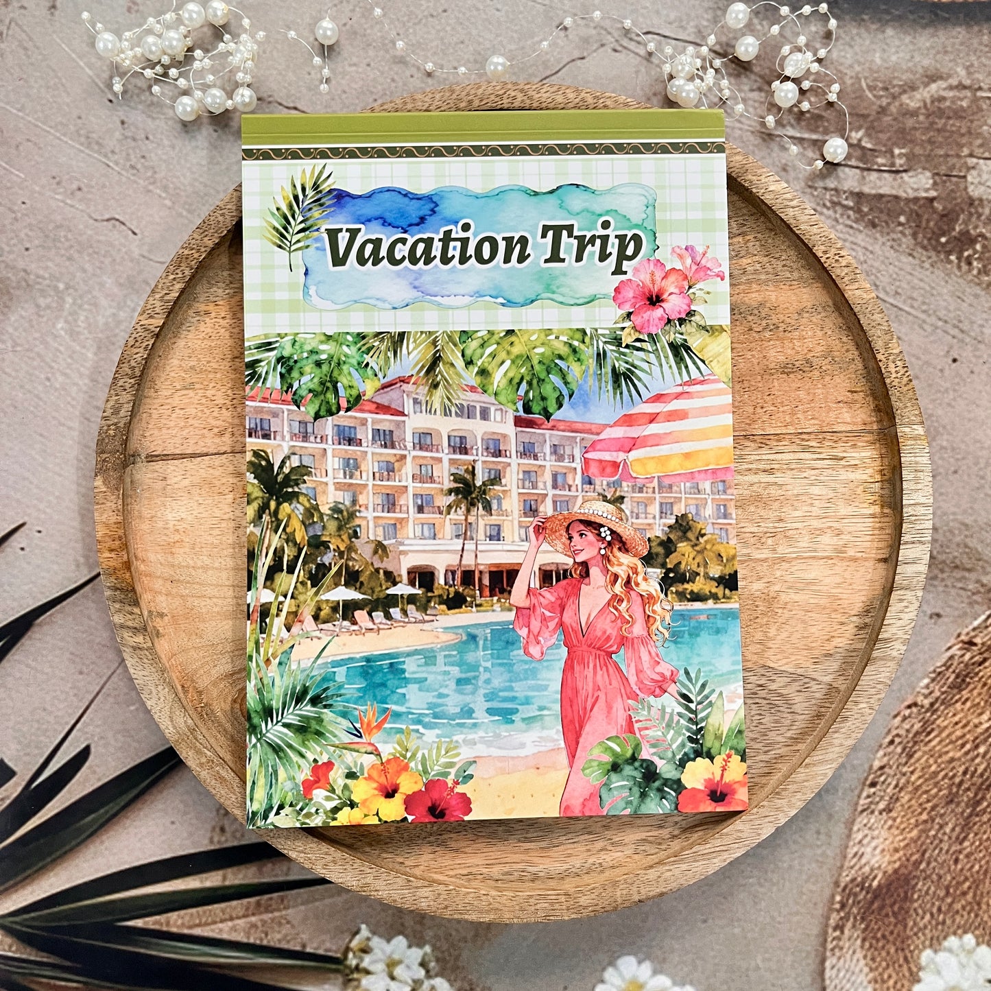 20 Sheets Vacation Trip Holiday Sticker Book for Scrapbooking