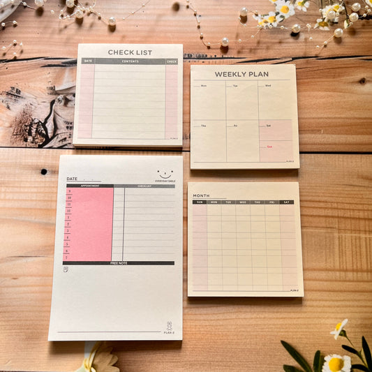 60 Sheets Daily Writing Desk Memo Pads