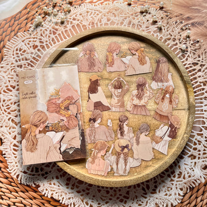 30 Pcs Turning Point Series Elegant Character Holiday Decorative Sticker