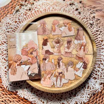 30 Pcs Turning Point Series Elegant Character Holiday Decorative Sticker