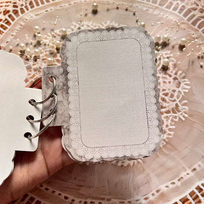 15 Sheets Gentle Touch in Your Hands Series Loose-Leaf Notebook with Custom Shapes