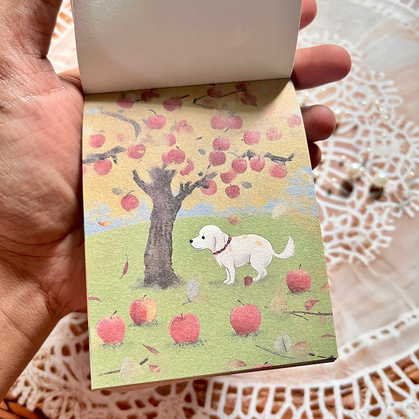 200 Sheets Four Seasons Note Paper Non-adhesive Material book