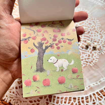 200 Sheets Four Seasons Note Paper Non-adhesive Material book