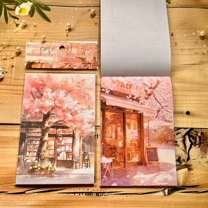 30 Pcs Morning Impressions Vintage Scenery Non Adhesive Material Paper