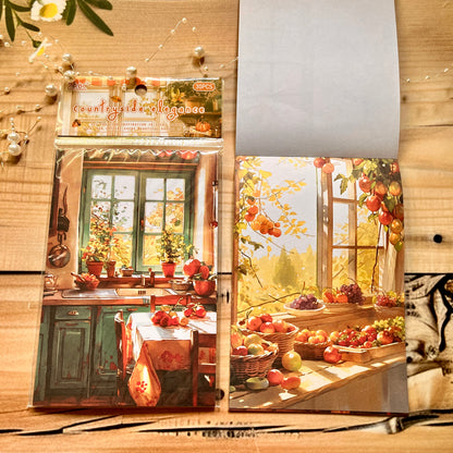 30 Pcs Morning Impressions Vintage Scenery Non Adhesive Material Paper