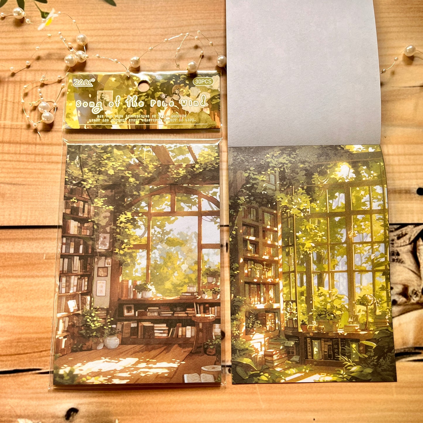 30 Pcs Morning Impressions Vintage Scenery Non Adhesive Material Paper