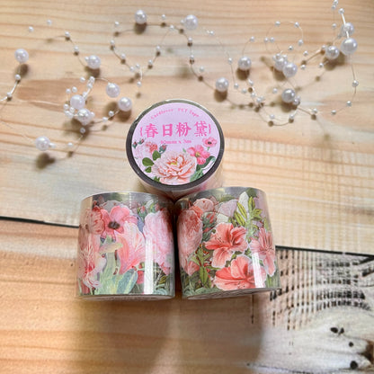 40mm* 3M flower cartoon full courtyard series retro artistic flower Pet Tape