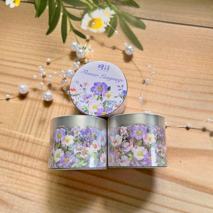 30mm* 2M Roll Flower Story series INS Flower Handbook Pet Tape