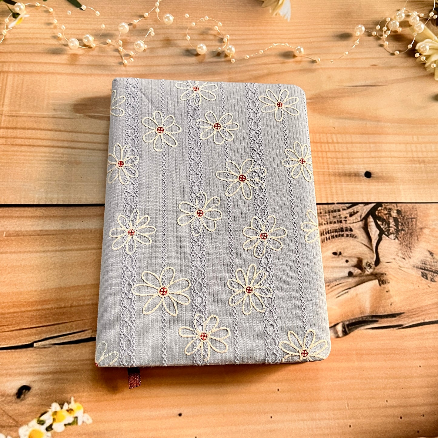 A6/B6 Flower and Tree Daisy Cloth Ultra Thick Notebook for Journaling