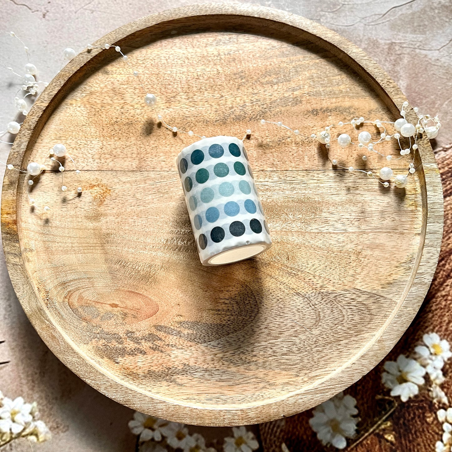 1 Pc 3M Dot Series Round Gradient Paper Tape For Journaling