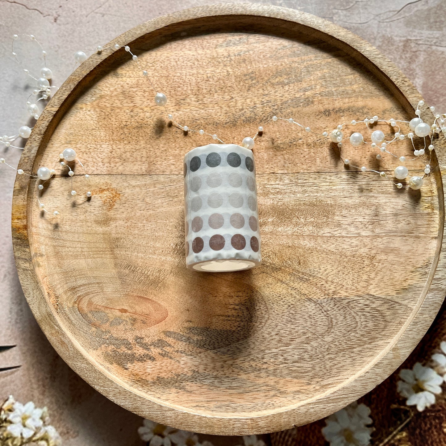 1 Pc 3M Dot Series Round Gradient Paper Tape For Journaling