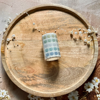 1 Pc 3M Dot Series Round Gradient Paper Tape For Journaling