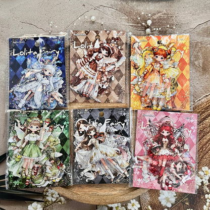 10 Pcs Lolita Fairy Series Lolita-style Anime-themed Journaling Stickers