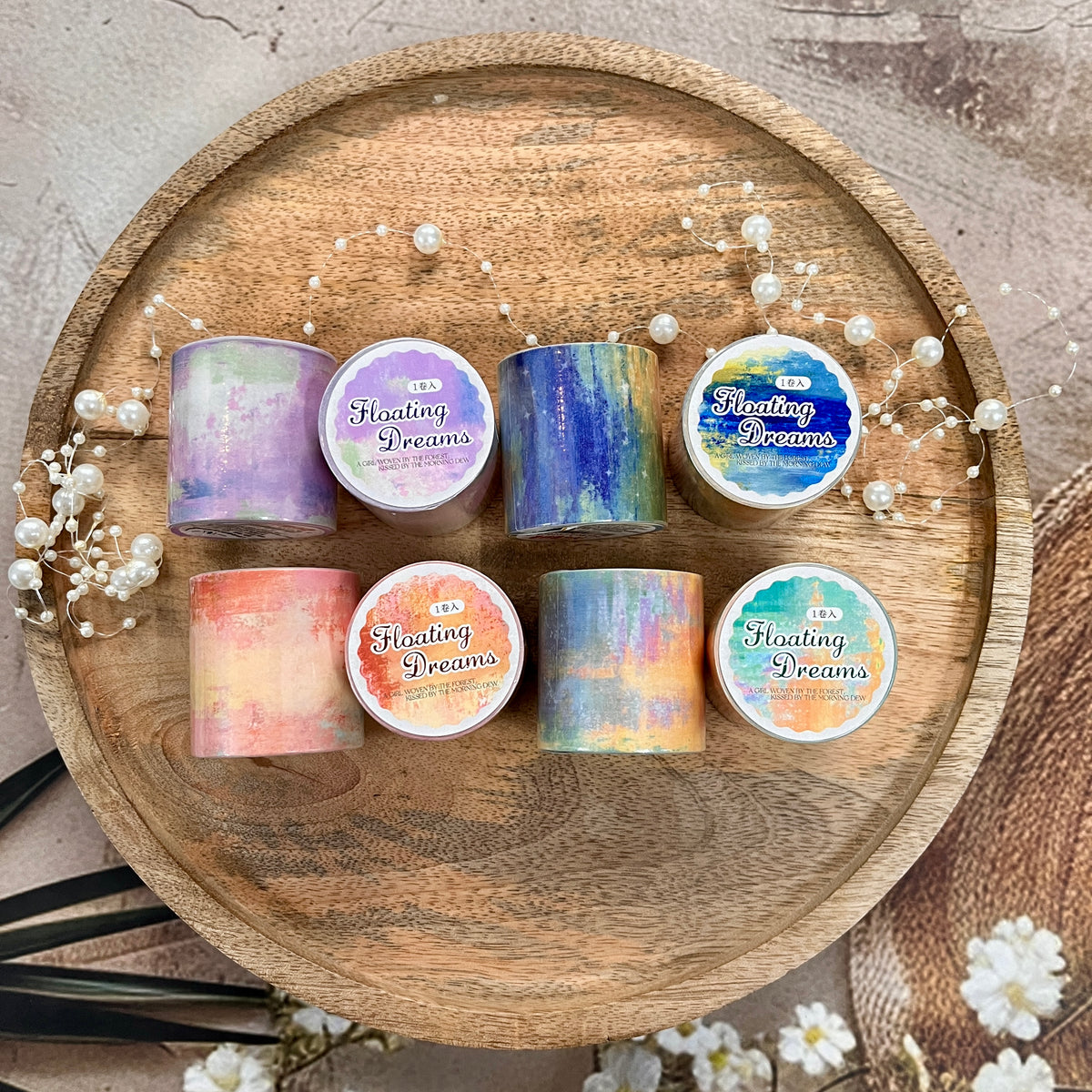 1 Roll Dreams of The Floating World Series Retro style Decals Tape