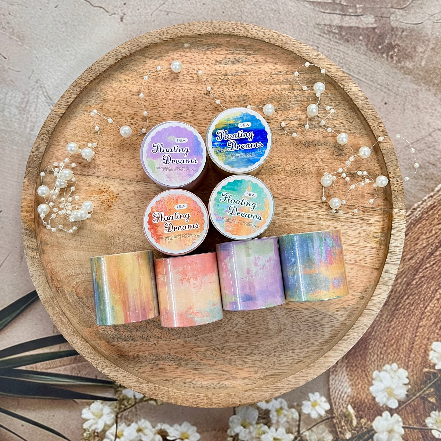 1 Roll Dreams of The Floating World Series Retro style Decals Tape