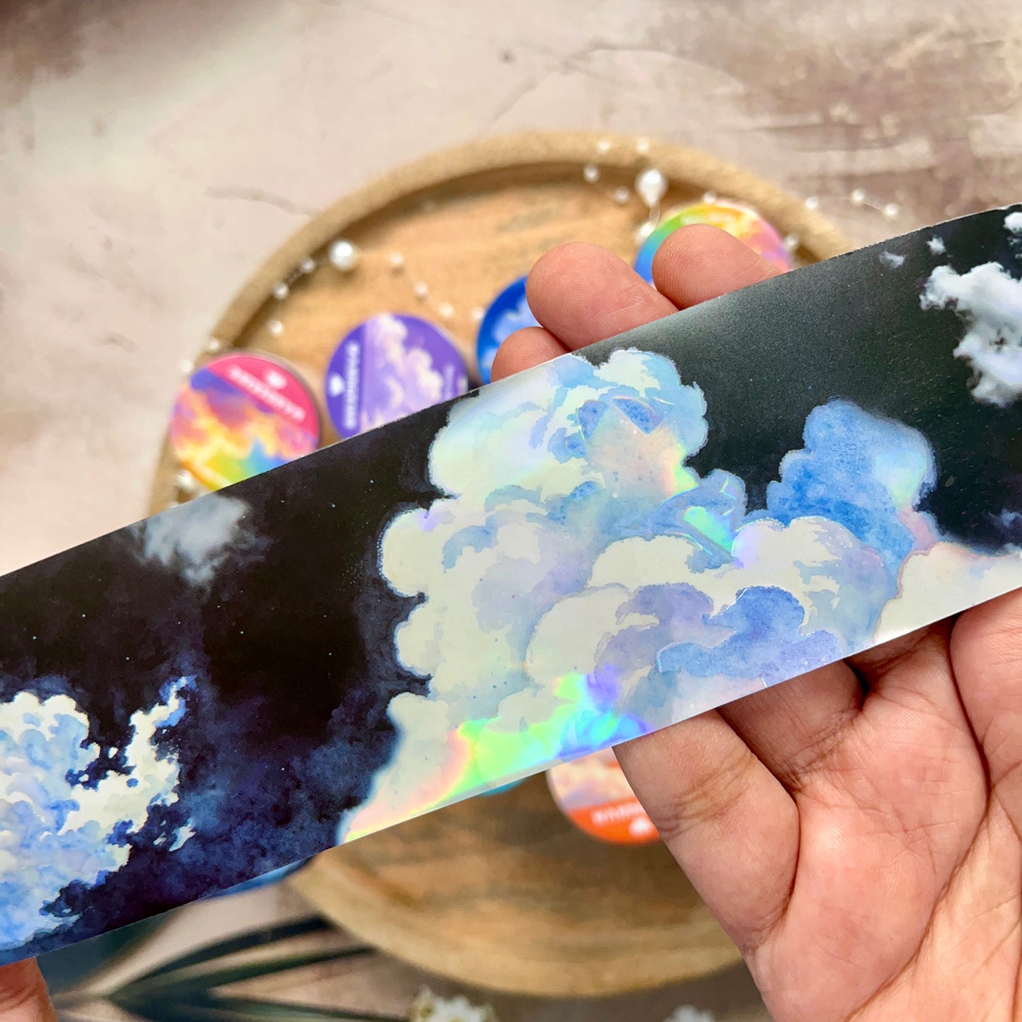 1 Roll Journey Through The Clouds Series Clouds and Sunset Theme Tape