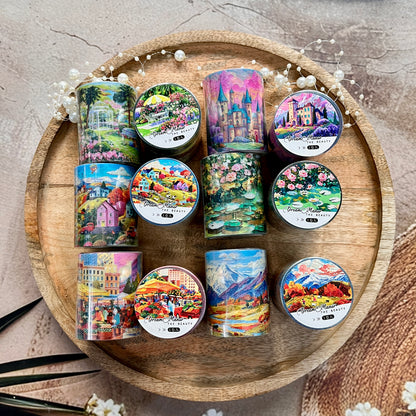 1 Roll Dream Manor Series Dreamy Castle Scenes Tape