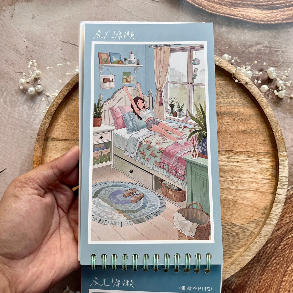 31 Pcs Notes From Living Alone Series Scene-Building 3D Sticker Book