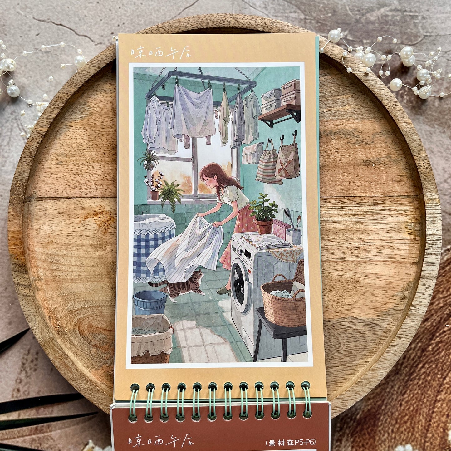 31 Pcs Notes From Living Alone Series Scene-Building 3D Sticker Book