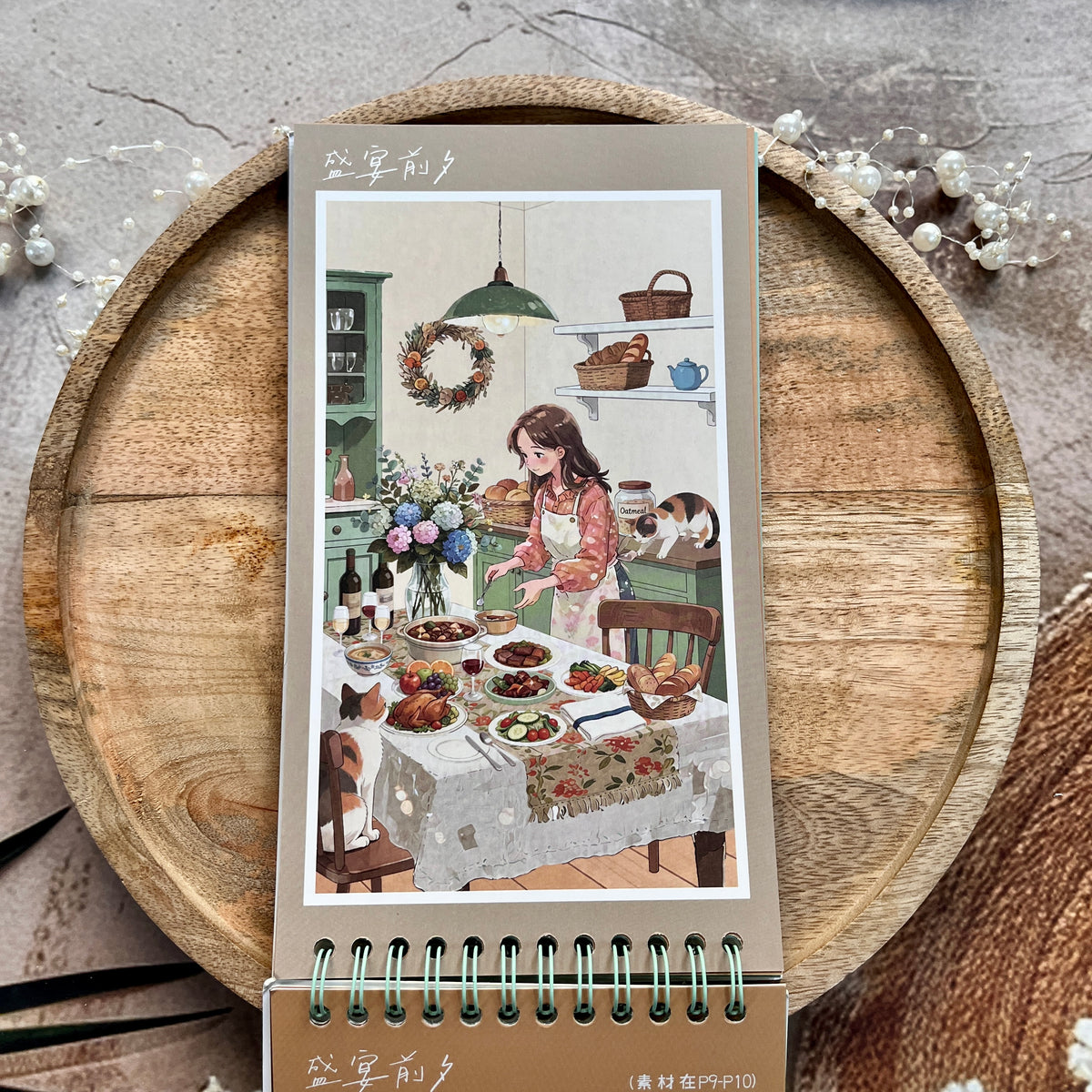 31 Pcs Notes From Living Alone Series Scene-Building 3D Sticker Book