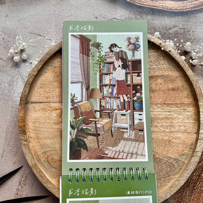31 Pcs Notes From Living Alone Series Scene-Building 3D Sticker Book