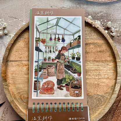 31 Pcs Notes From Living Alone Series Scene-Building 3D Sticker Book