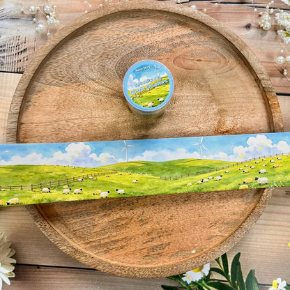 1 Roll Wandering Green Pasture Series Scenery Themed Tape