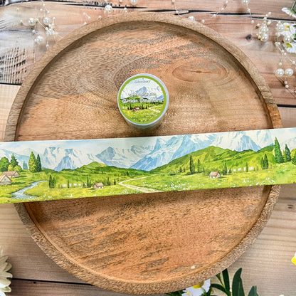 1 Roll Wandering Green Pasture Series Scenery Themed Tape