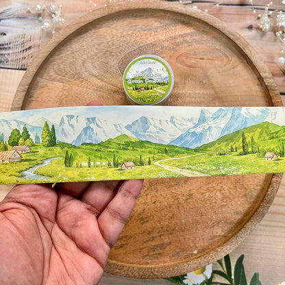 1 Roll Wandering Green Pasture Series Scenery Themed Tape