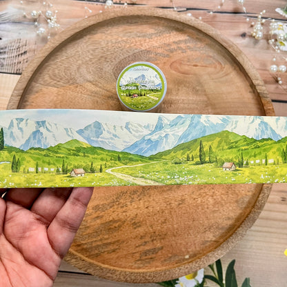 1 Roll Wandering Green Pasture Series Scenery Themed Tape