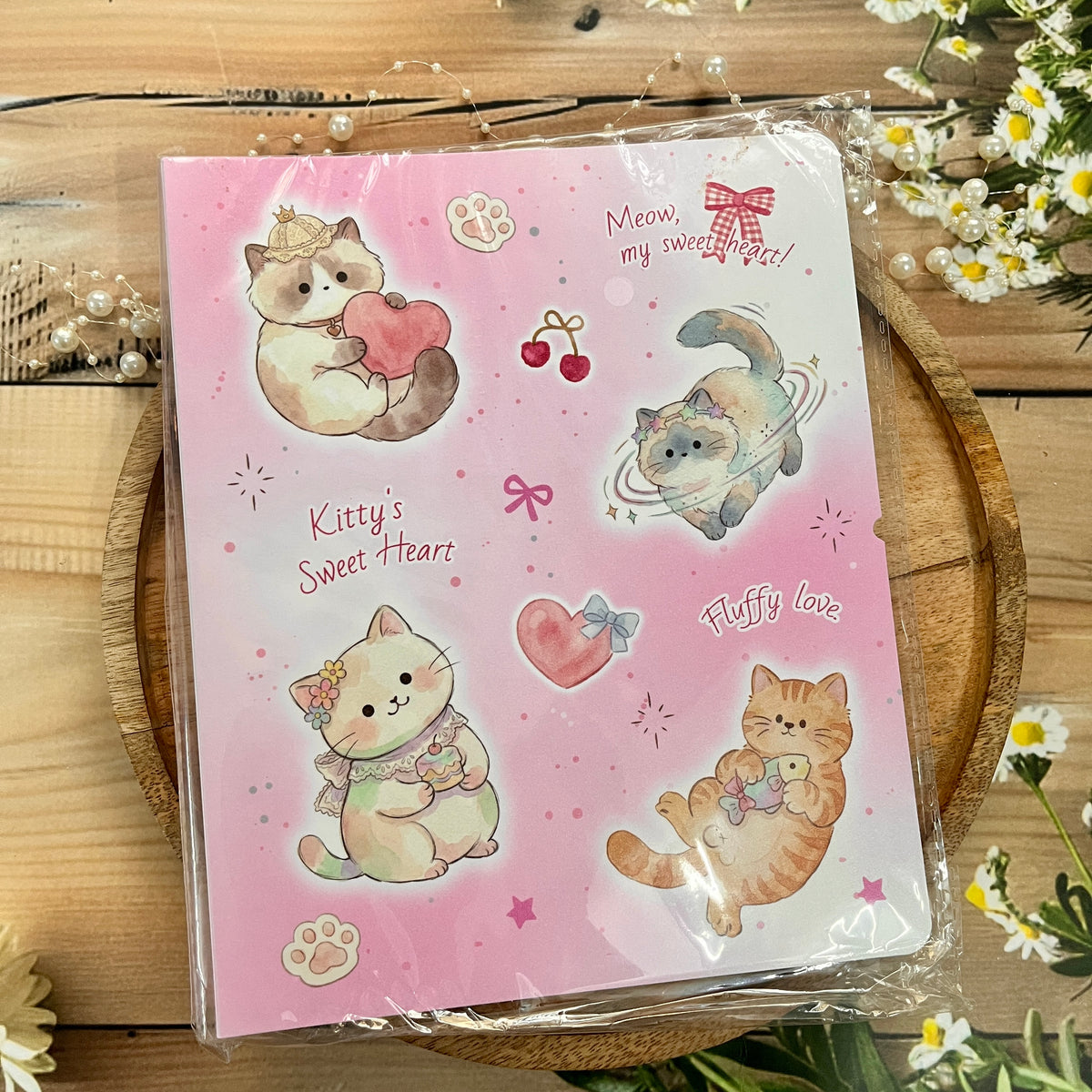 1 Pc Sweet and Cute Cats and Dogs Organizer or Photo Album Notebook