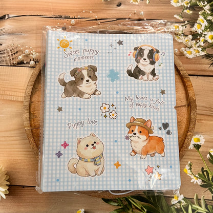 1 Pc Sweet and Cute Cats and Dogs Organizer or Photo Album Notebook