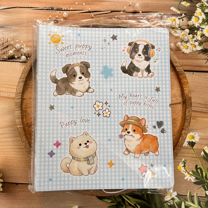 1 Pc Sweet and Cute Cats and Dogs Organizer or Photo Album Notebook