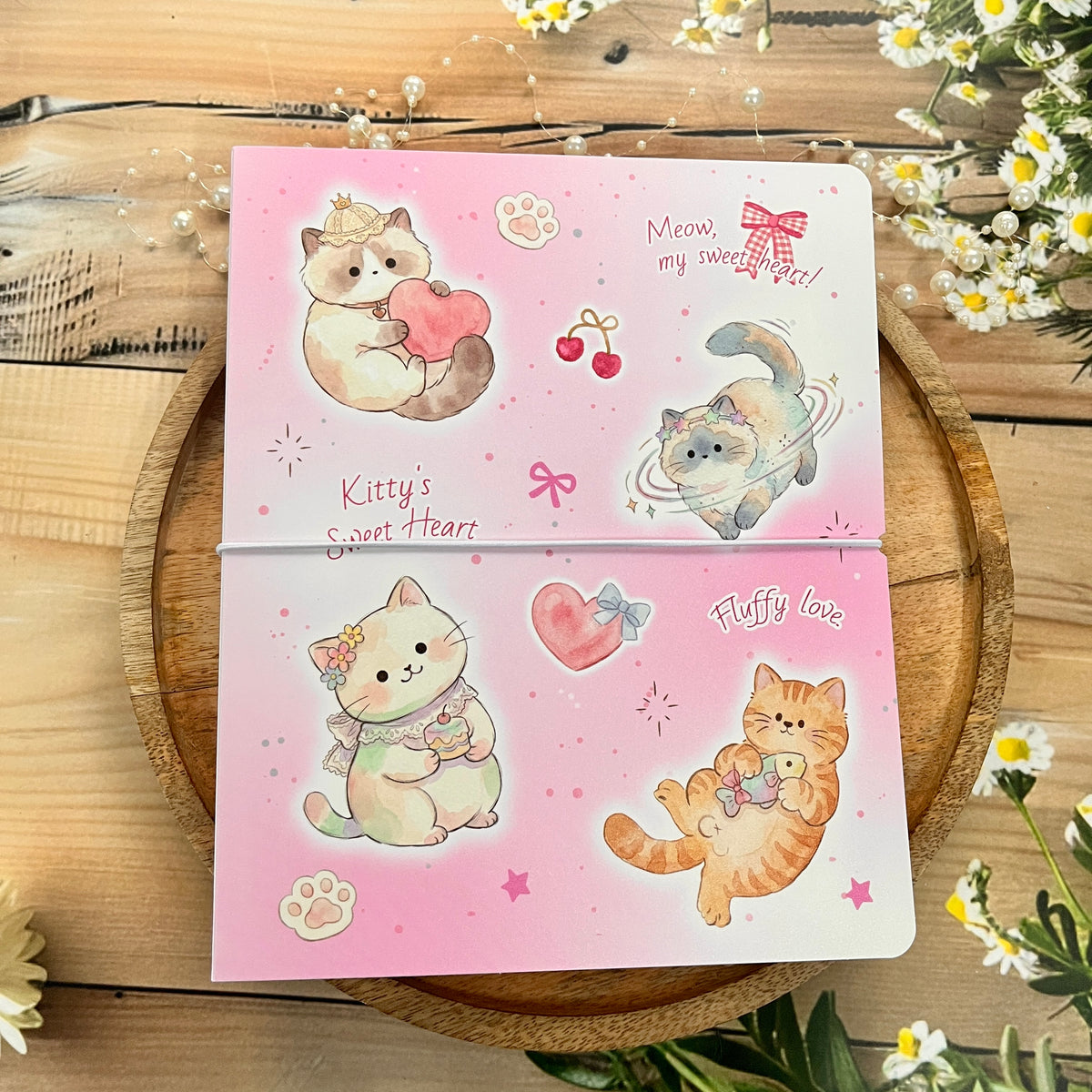 1 Pc Sweet and Cute Cats and Dogs Organizer or Photo Album Notebook