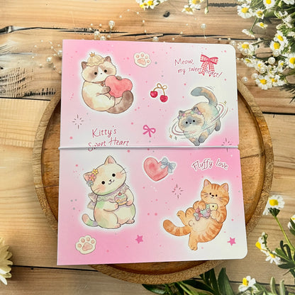 1 Pc Sweet and Cute Cats and Dogs Organizer or Photo Album Notebook