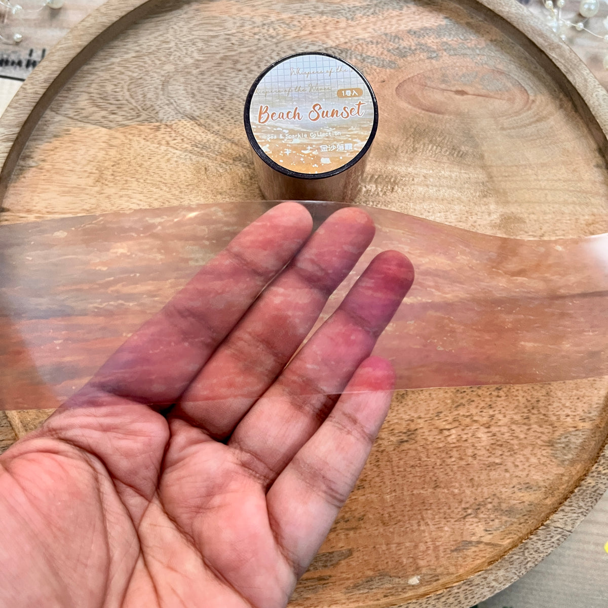 1 Roll The Starry Whispers of The Waves Series Transparent Tape