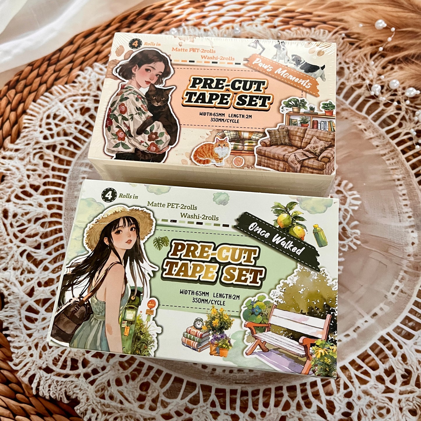 4 Rolls Surprise Time Series INS Characters Life Theme Tape Box