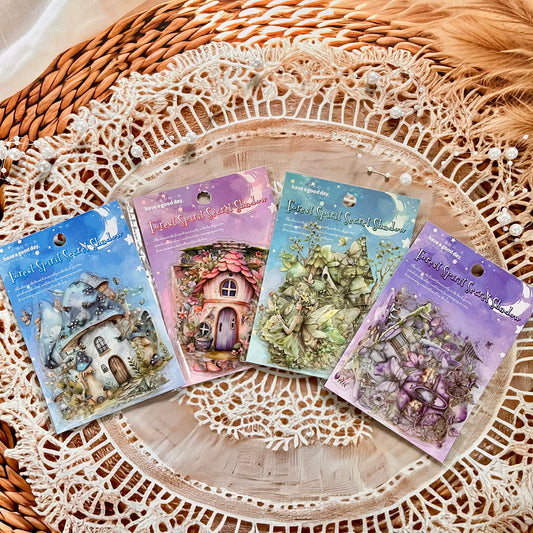 20pcs Forest Spirit Secret Shadow Series Forest Theme Stickers