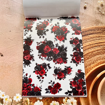 20 Sheets The Silent Fear Scary Ghost Sticker Book