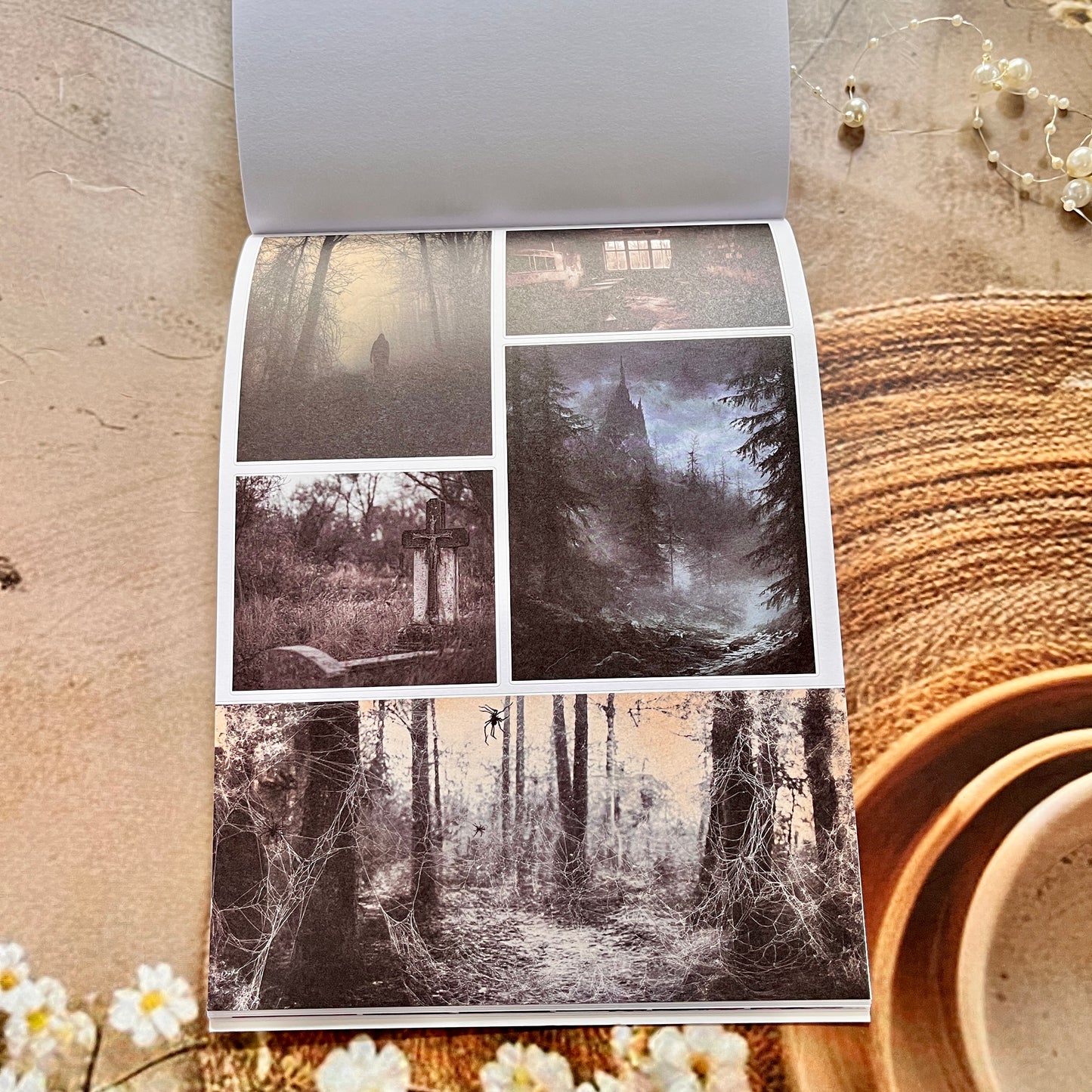 20 Sheets The Silent Fear Scary Ghost Sticker Book