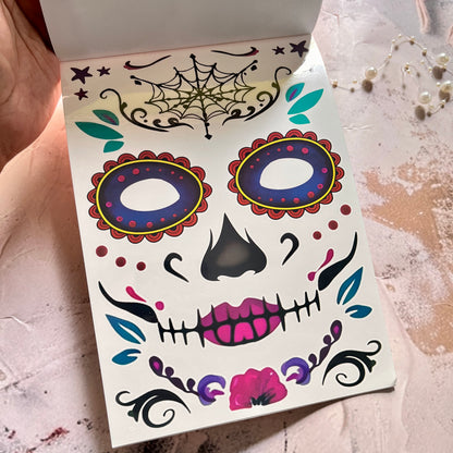 20 Sheets Dance of the Dead Ghost Retro Journal Sticker Book