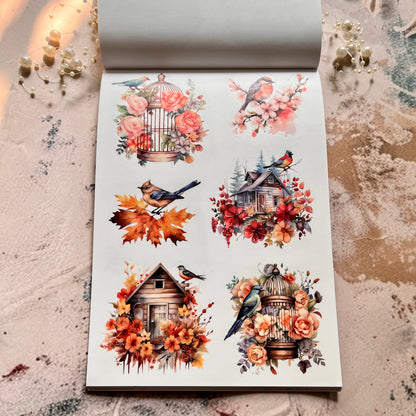 20 Sheets The Voice of the Spring Pretty Character Sticker Book