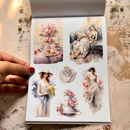 20 Sheets The Voice of the Spring Pretty Character Sticker Book