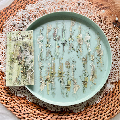 20pcs Paper Between the Handmade Room Series Collage Lace Decorative Stickers