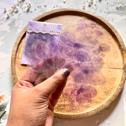 20 pcs Flower Shadow Dream Catcher Series Watercolor Sticker Pack