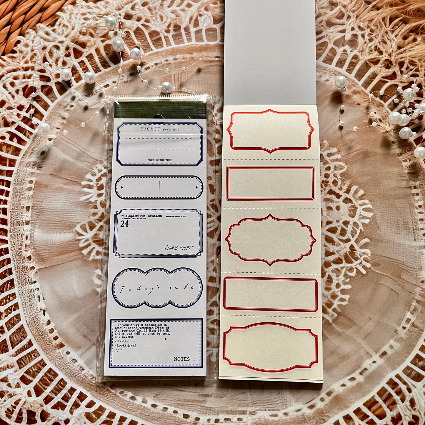 30 pcs Wandering Random Series Light Vintage Long Strip Memo Pad