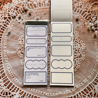 30 pcs Wandering Random Series Light Vintage Long Strip Memo Pad